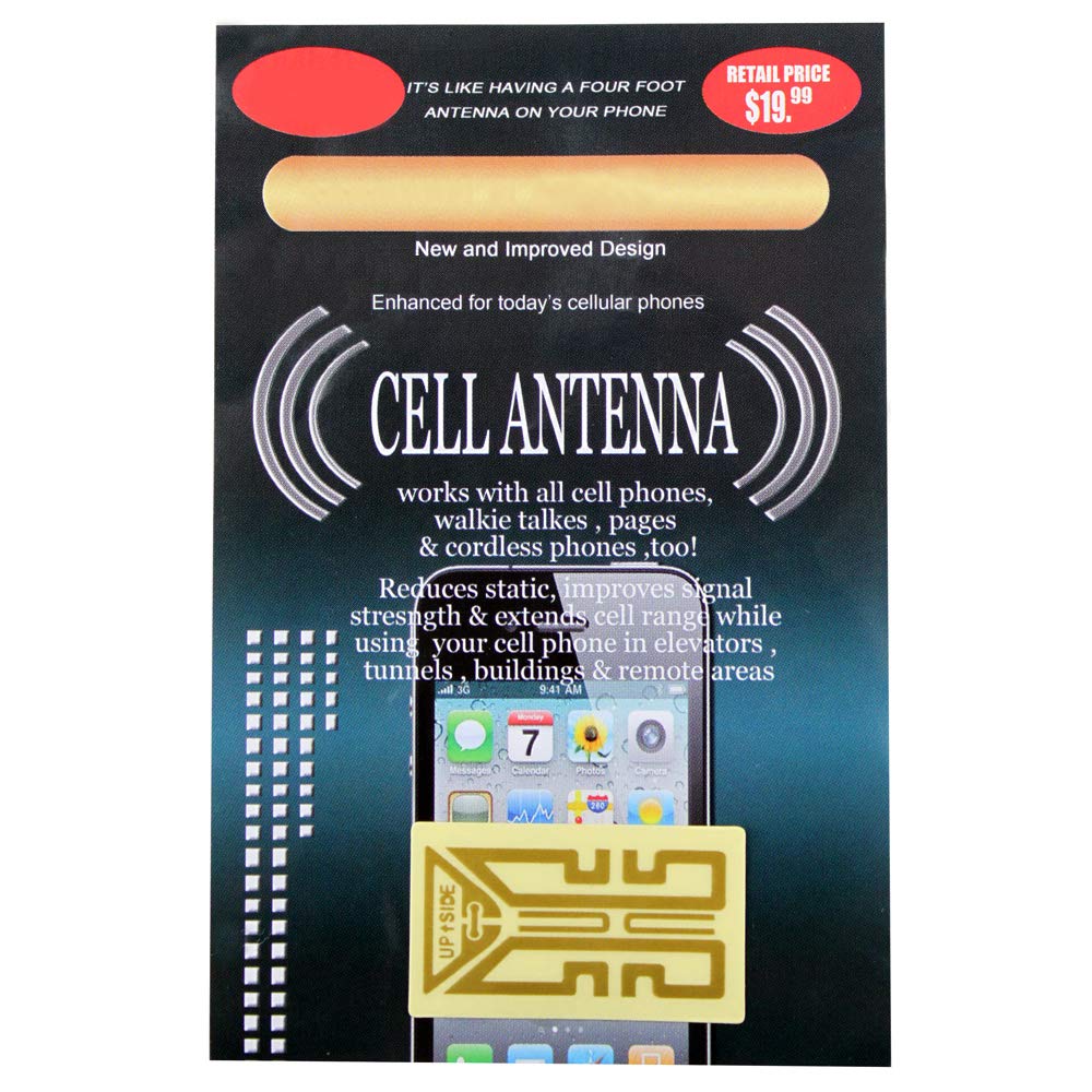 1000 Pack Universal Antenna Signal Boosters for Cell Phones, Tablets, Pagers, PDAs & Cordless Phones - Improve Reception for Home, Office & Travel Use