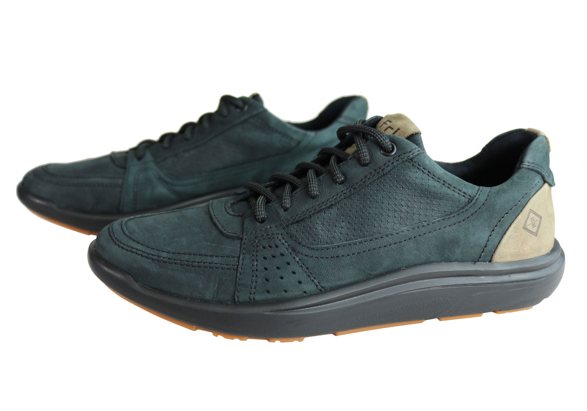 Ferricelli Grant Men's Genuine Leather Casual Shoes with Cushioned Comfort - Handcrafted in Brazil - Perfect for Work, Travel & Everyday Wear