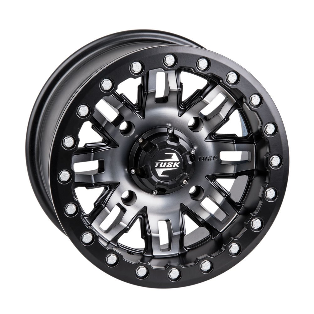 4/110 Tusk Teton Beadlock Wheel 14x7 5+2 Offset for Tracker 500S - Off-Road & Trail Riding