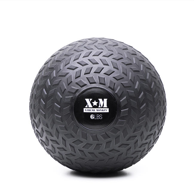 XM Pro Slam Balls 6lbs - Heavy Duty Medicine Ball for CrossFit, HIIT & Strength Training - Perfect for Home Gym, Functional Fitness & Athletic Conditioning