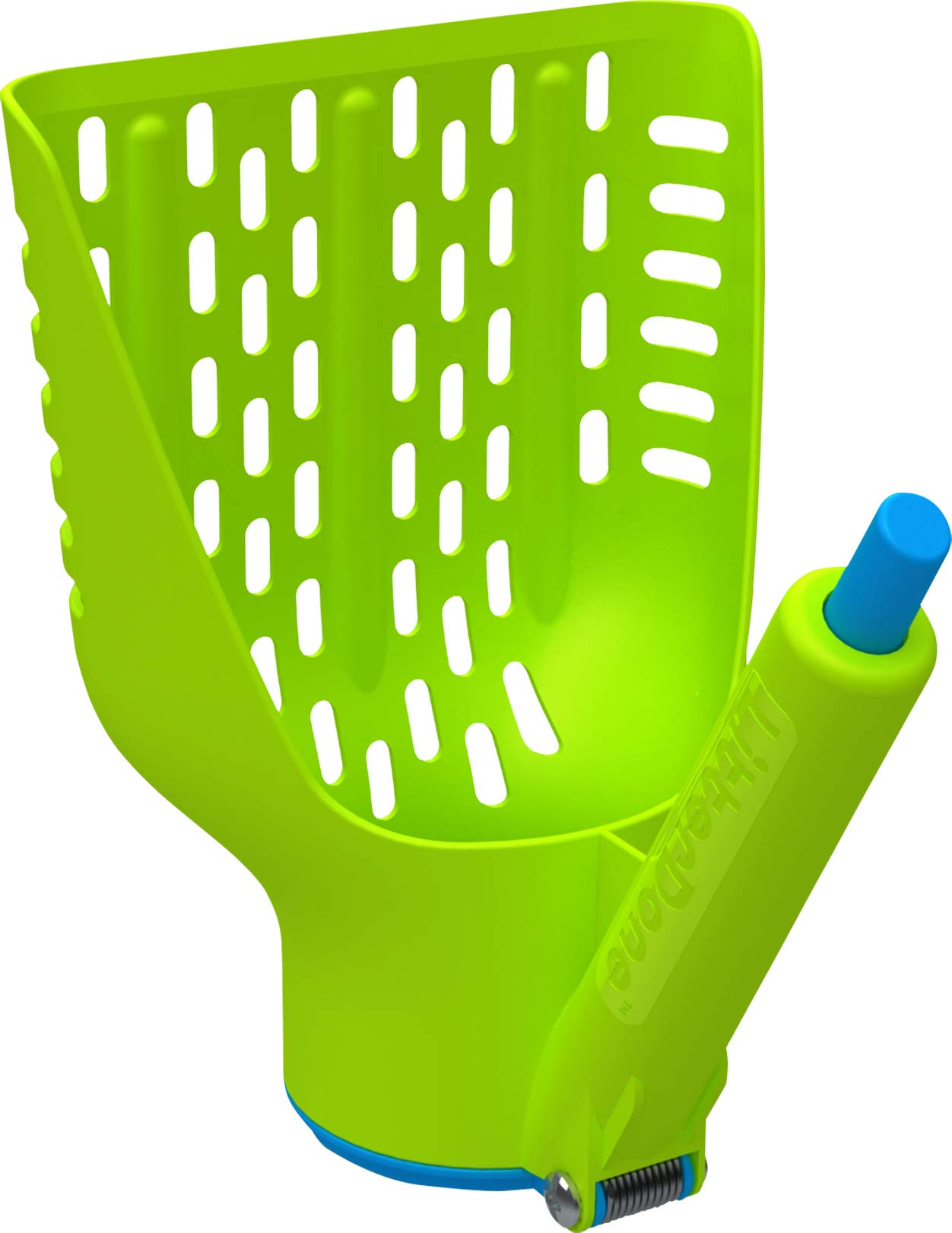 Premium Cat Litter Scoop with Quick-Release Button - Easy Clean Litter Box Scooper for Cats | Patented Waste Disposal Design | Durable Litter Lifter & Poop Scooper (Green) - Perfect for Multi-Cat Homes & Odor Control
