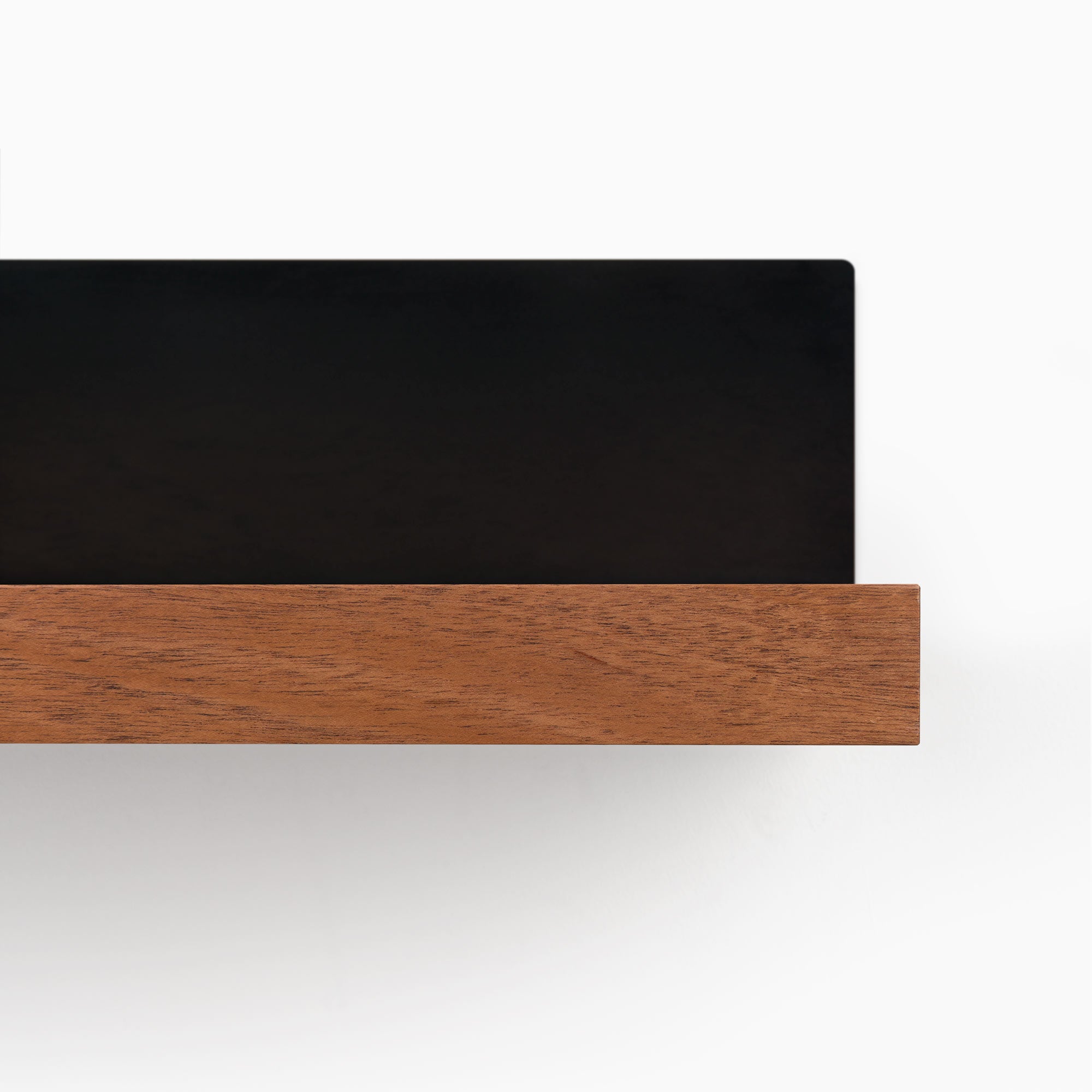 Premium Mahogany Floating Shelf - Wall Mounted Wooden Shelves for Living Room, Bathroom & Kitchen Decor | Rustic Home Organization & Display Storage