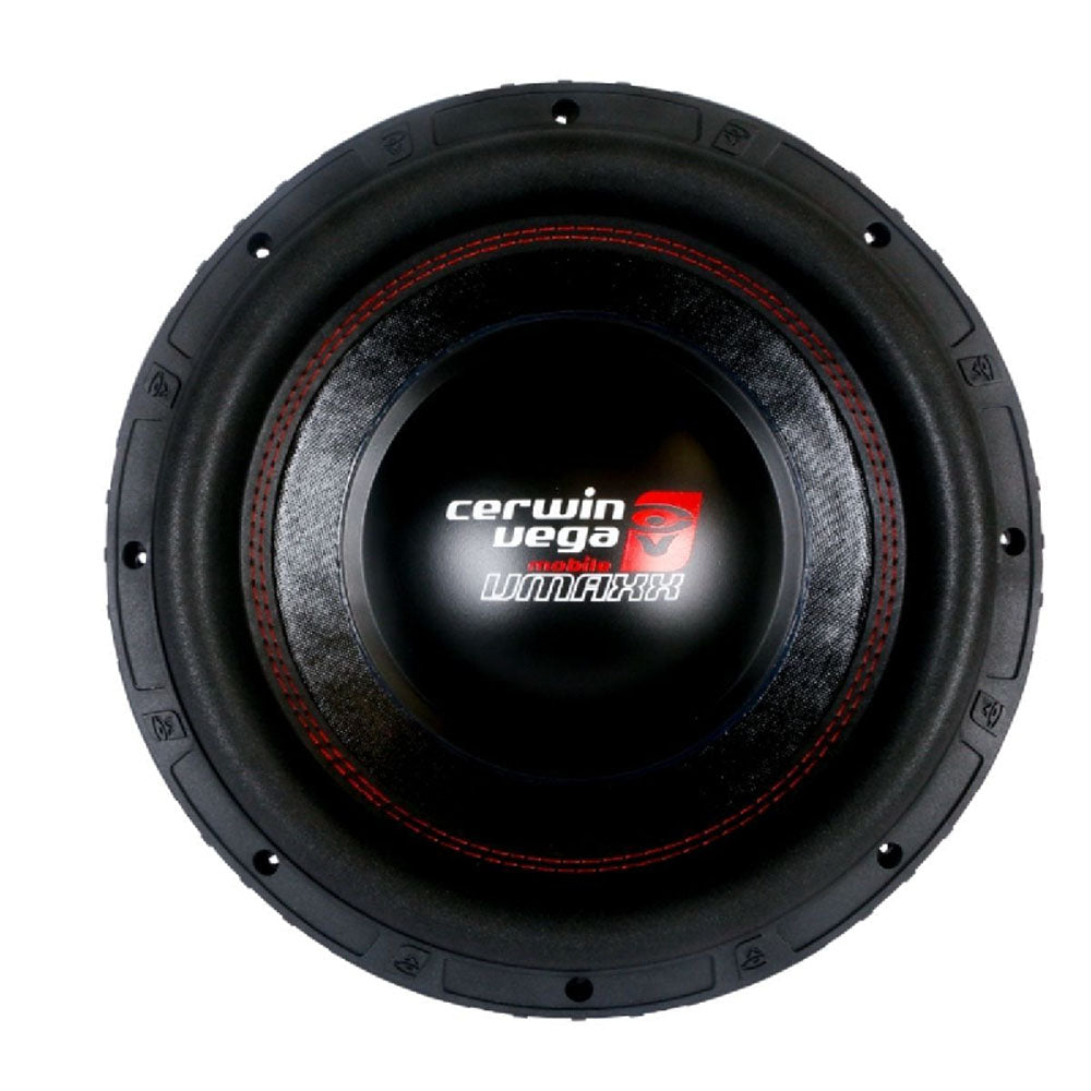 Cerwin Vega VMAX15D4 15-Inch Dual 4 Ohm High Performance Car Subwoofer - Powerful Bass for Car Audio Systems & Home Theater Setups