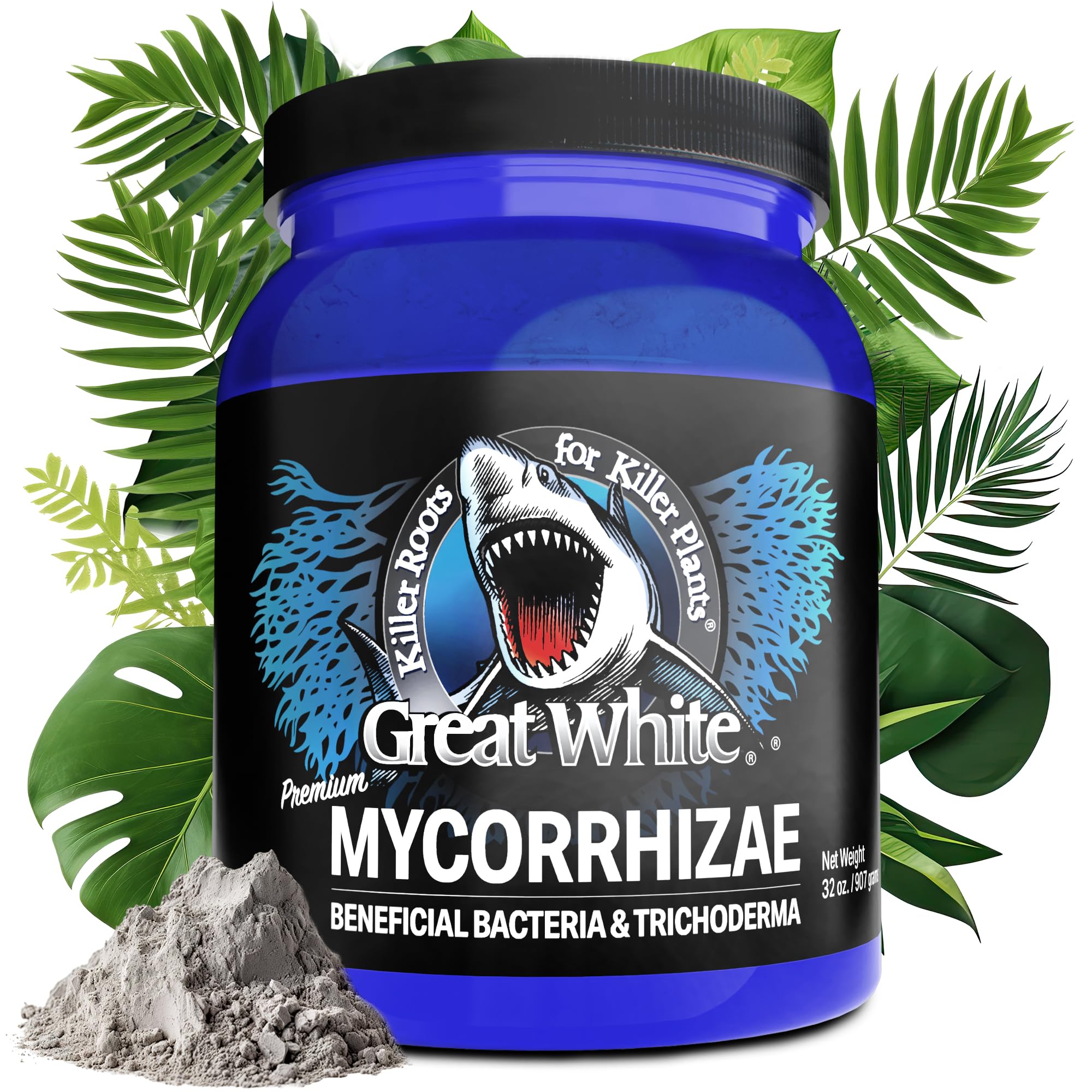Plant Success Great White Mycorrhizal Fungi 4 oz - Organic Root Stimulator with Beneficial Bacteria for Plants | 3-in-1 Concentrated Formula for Healthier Roots & Faster Growth | Ideal for Indoor/Outdoor Gardening, Hydroponics & Transplanting (32 oz)
