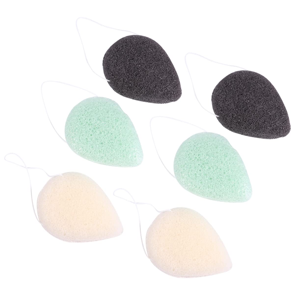 FOMIYES 12 Pack Natural Makeup Remover Sponges - Gentle Face Cleansing Puffs for Makeup Removal & Skin Care | Perfect for Daily Face Wash, Cosmetic Application & Travel Beauty Routine