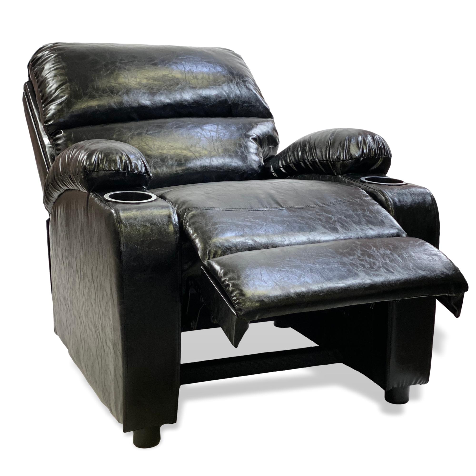 Premium 710 Gaming Theater Recliner Chair - Black | Ergonomic Design for Ultimate Comfort | Perfect for Home Theater, Gaming & Relaxation