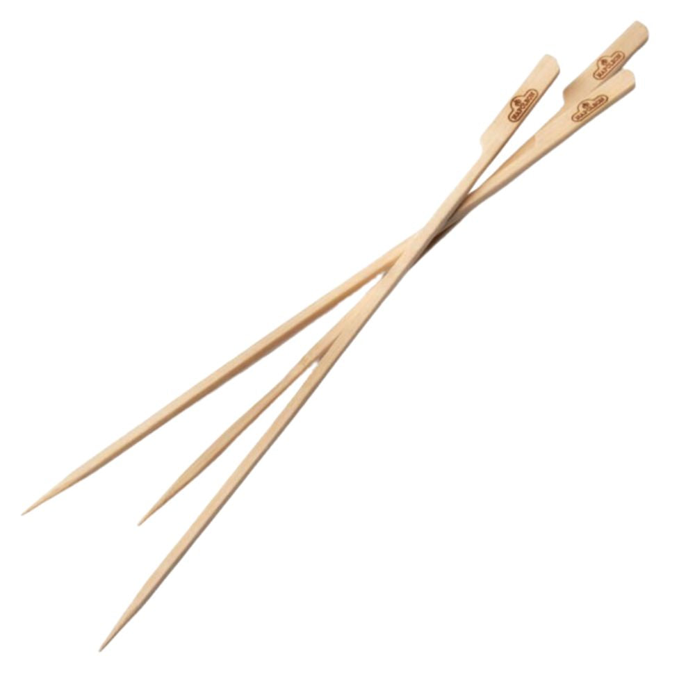 Napoleon 70115 12 Inch Bamboo Skewers - 30 Pack for Grilling, BBQ, Kebabs, and Fruit Skewers | Natural & Eco-Friendly Cooking Tools