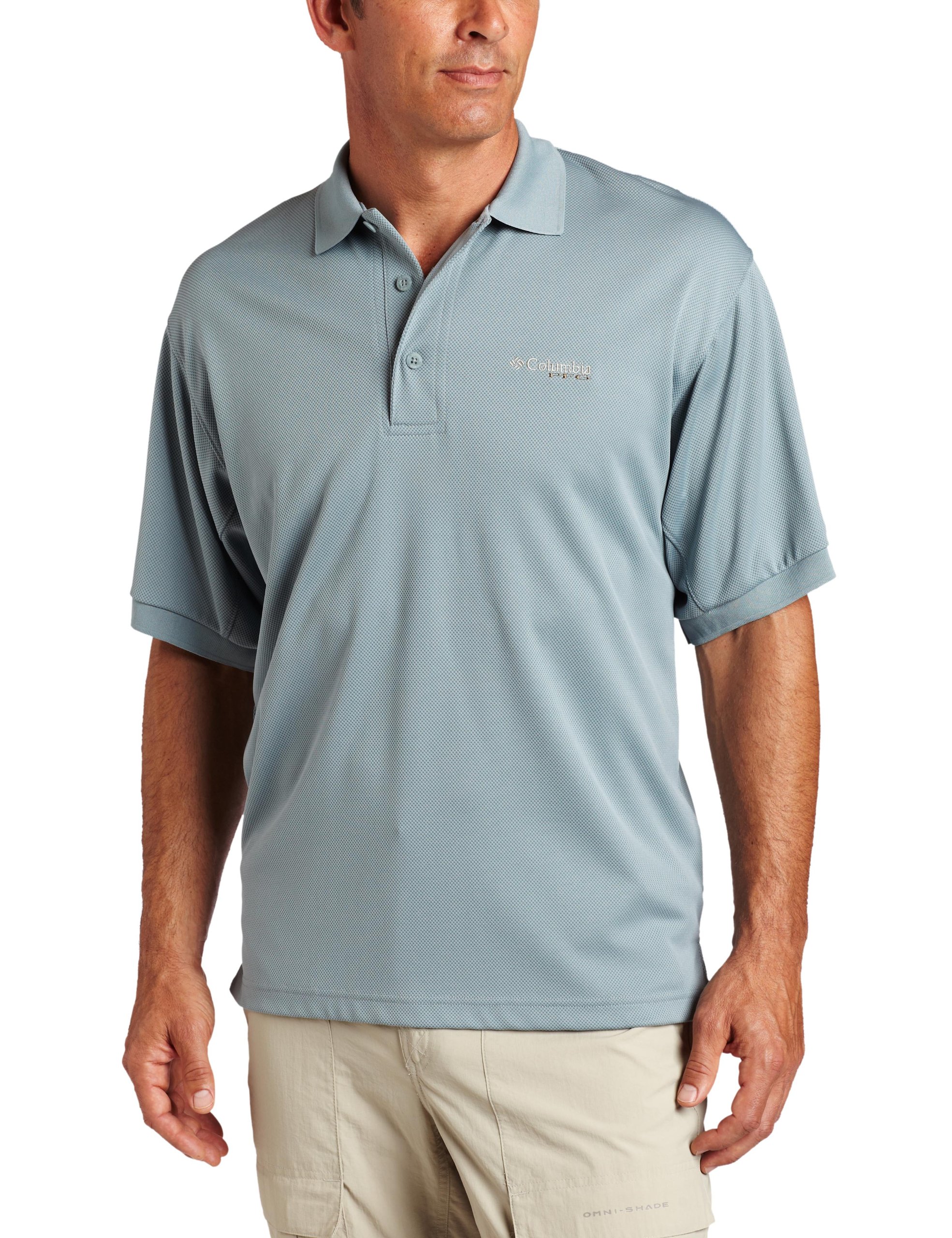 Columbia Men's PFG Perfect Cast Fishing Polo Shirt - UPF 50+ Sun Protection, Quick-Dry & Breathable for Outdoor Fishing, Boating & Water Sports