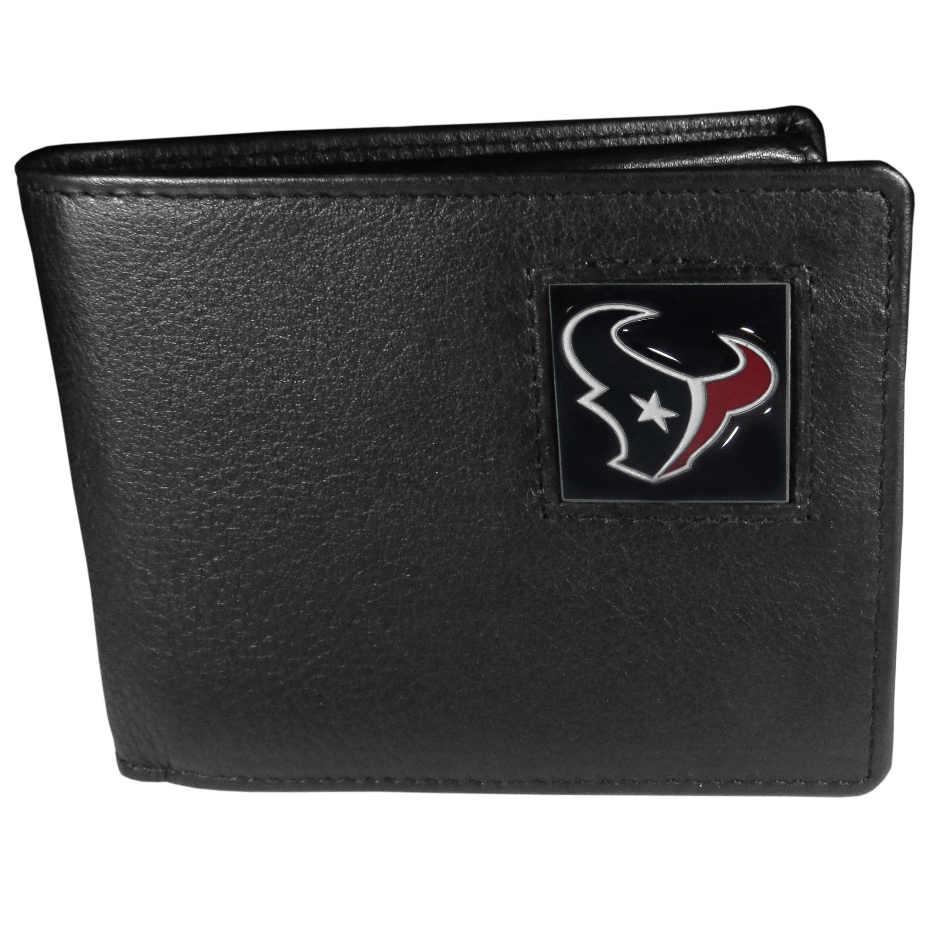 Houston Texans NFL Genuine Leather Bi-Fold Wallet for Men - Perfect for Game Day, Travel & Everyday Use