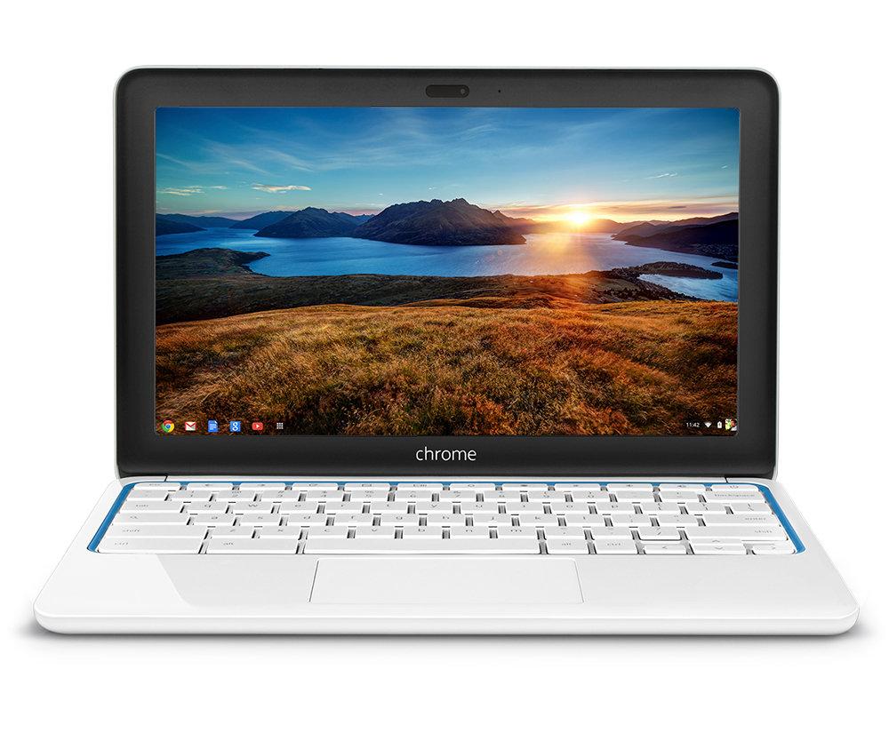 HP Chromebook 11 G1 White Laptop - Samsung Exynos 5250 Dual Core 1.7GHz, 2GB RAM, 16GB SSD, 11.6