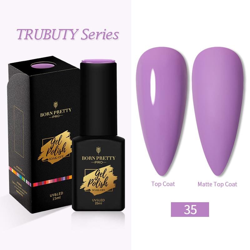 Trubuty Series Gel Polish 15ml - Long Lasting Nail Polish Kit for Salon & Home Manicure - Perfect for Nail Art, DIY Nails, and Professional Use