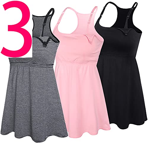 Black+stripe+pink 3pack