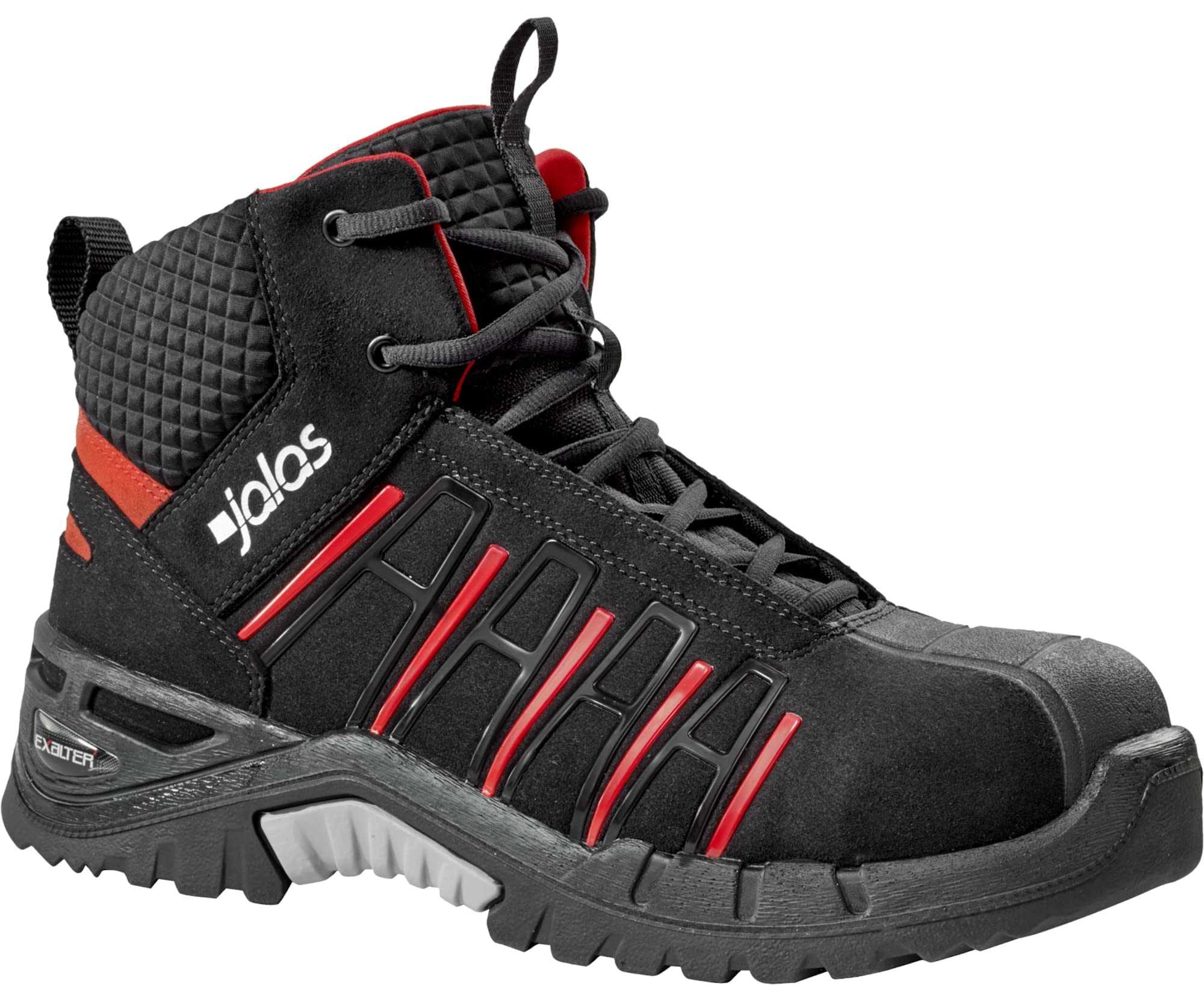 Jalas 9985 Exalter Safety Work Boots with BOA Lacing System - Aluminum Toe Cap - Mid-Cut Water Repellent - S3 SRC HRO Certified - Ideal for Construction, Warehouse & Industrial Work