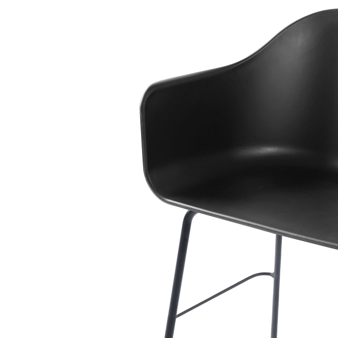 Premium Harbour Bar Stool - Adjustable Height & Swivel Seat for Kitchen Island, Home Bar & Dining Room - Comfortable & Stylish Bar Chairs for Indoor & Outdoor Use
