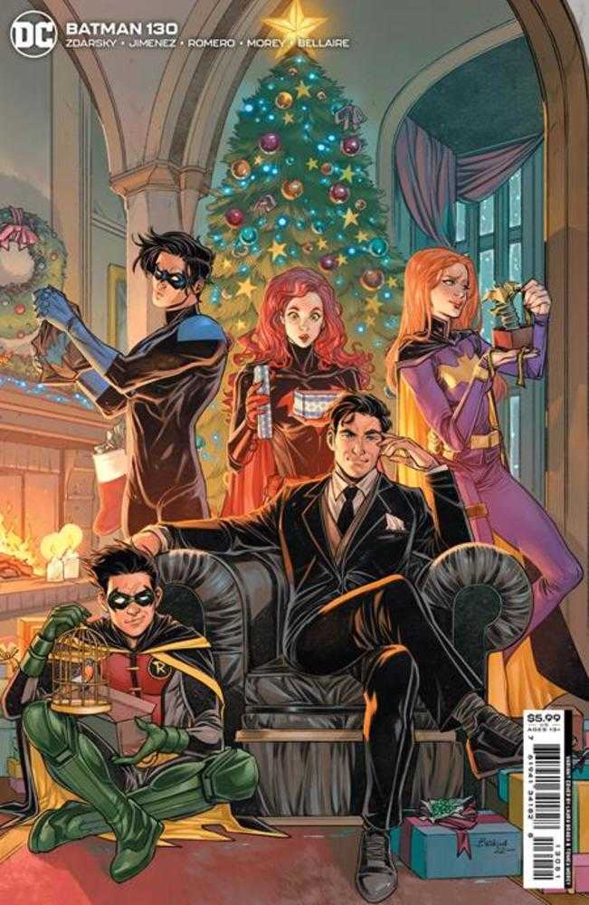Batman #130 Comic Book - Cover D Laura Braga Holiday Card Stock Variant | DC Comics Collector's Edition | Perfect for Holiday Gifts & Comic Book Displays
