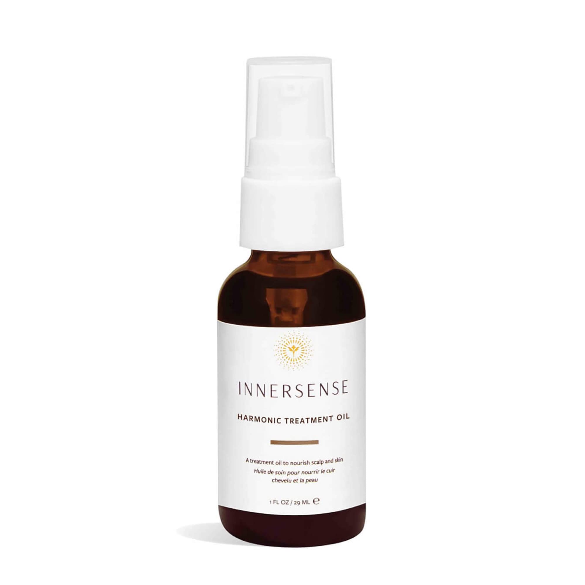 INNERSENSE Organic Beauty Natural Harmonic Treatment Oil - 1 fl oz | Vegan, Cruelty-Free, Non-Toxic Hair Oil for Dry, Damaged & Frizzy Hair | Perfect for Daily Hydration & Split End Repair