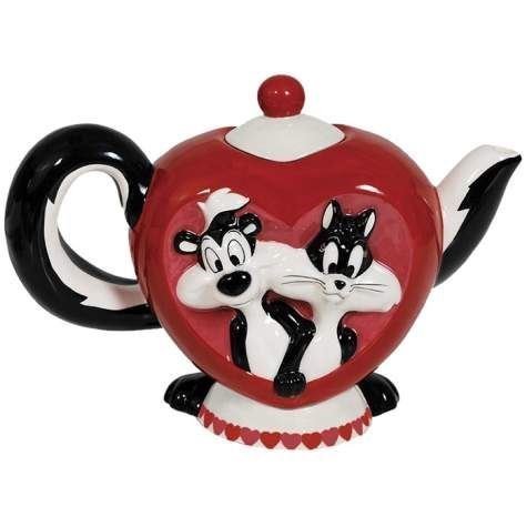 Westland Giftware 26 oz. Ceramic Teapot - Mi Amor Multicolor Teapot for Tea Lovers, Perfect for Home, Office & Gift Giving