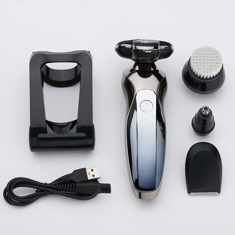 Premium Electric Head Shaver for Bald Men - USB Rechargeable & Waterproof Men's Trimmer Razor with Smooth Shaving Technology | Ideal for Travel, Gym & Daily Grooming (Color: A)