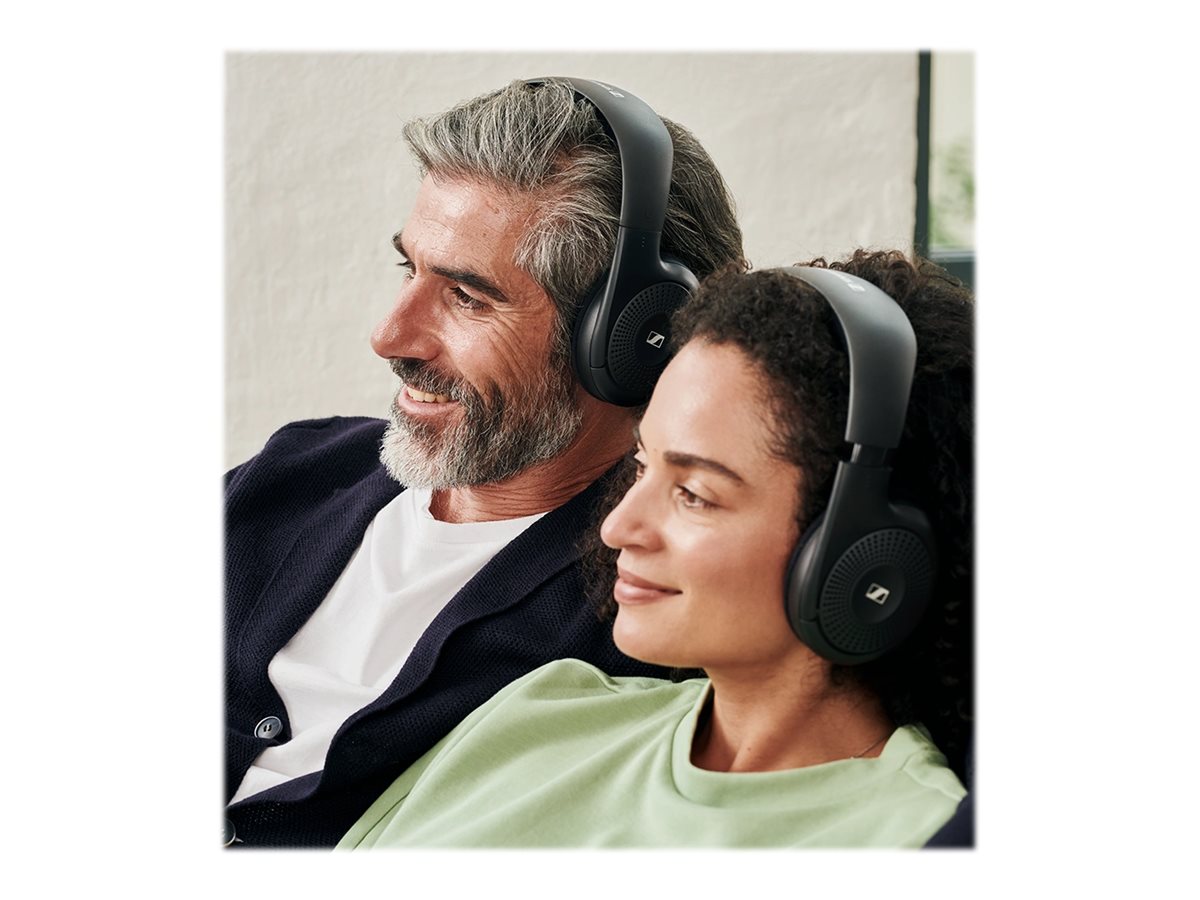 Sennheiser RS 120 Wireless On-Ear Headphones with Charging Dock - Premium Sound for Home Entertainment, Gaming & TV Watching