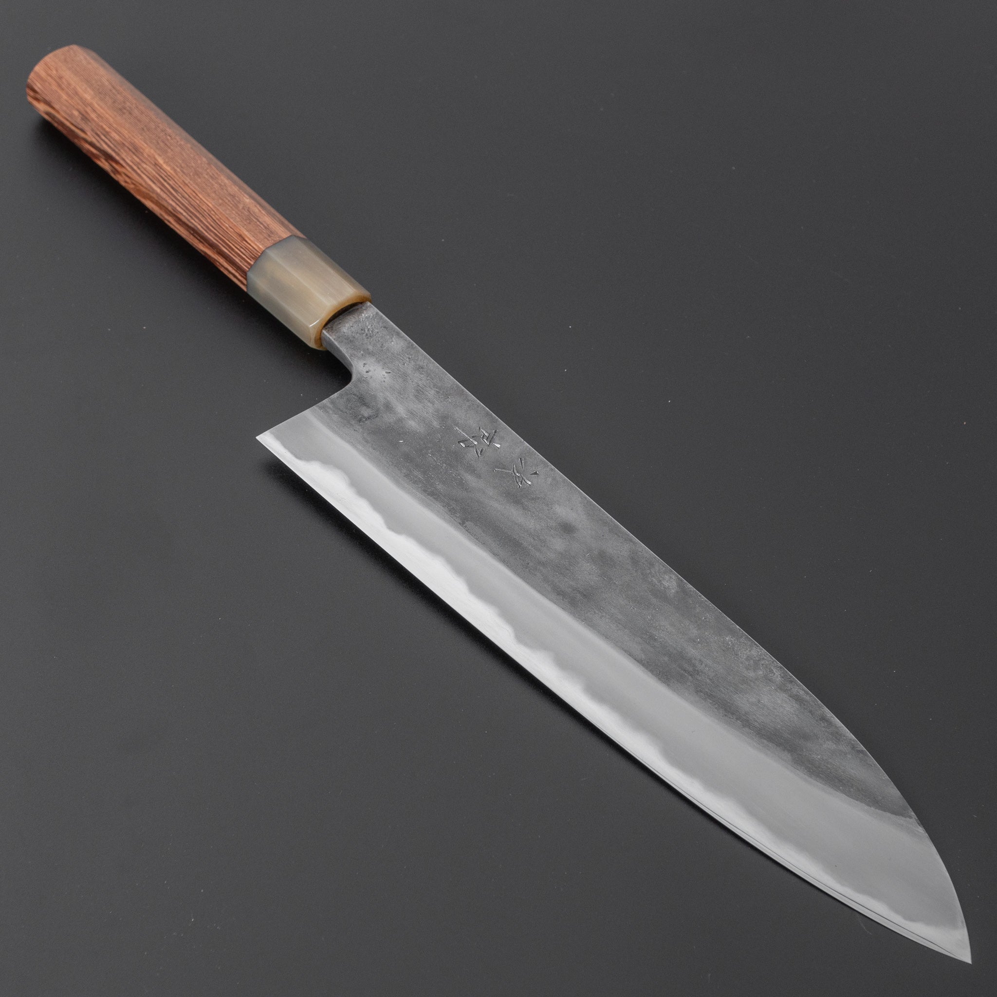 Premium Jiro Tsuchime Wa Gyuto 240mm Japanese Chef Knife - Taihei Tagayasan Handle (#305) - Perfect for Sushi, Meat Cutting & Professional Kitchen Use