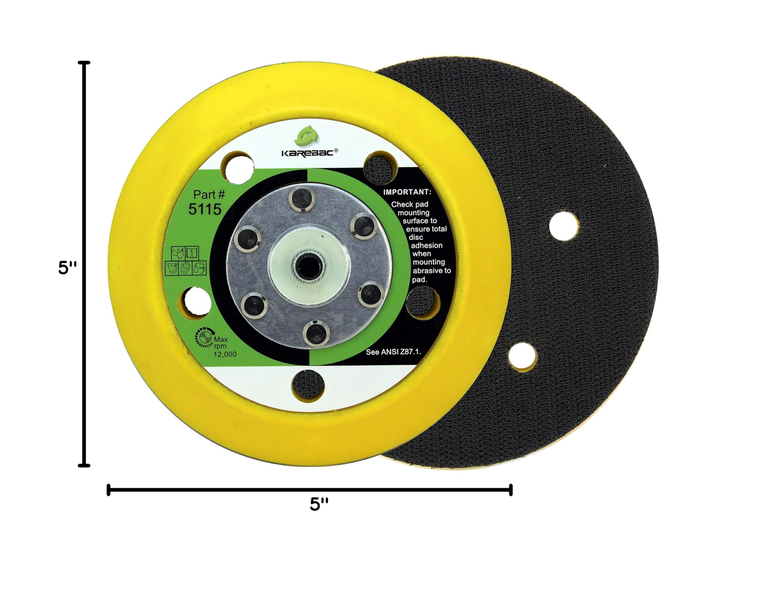 5115 Hook and Loop Sanding Pad - 5