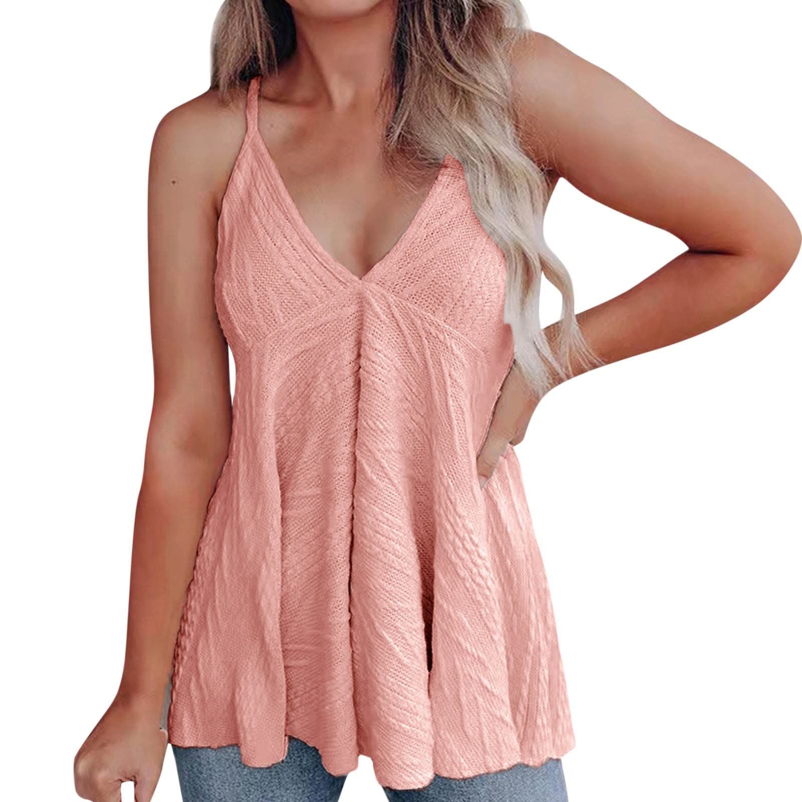 Women's Summer Tops - Trendy Casual & Dressy Tank Tops Pack for Beach, Holiday & Everyday Wear | Loose Fit Sexy Shirts for Women | Perfect for Vacation, Pool Party & Summer Outings