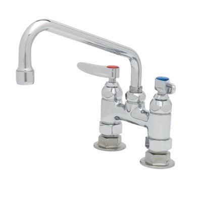 T&S Brass Deck Mount Faucet with 4