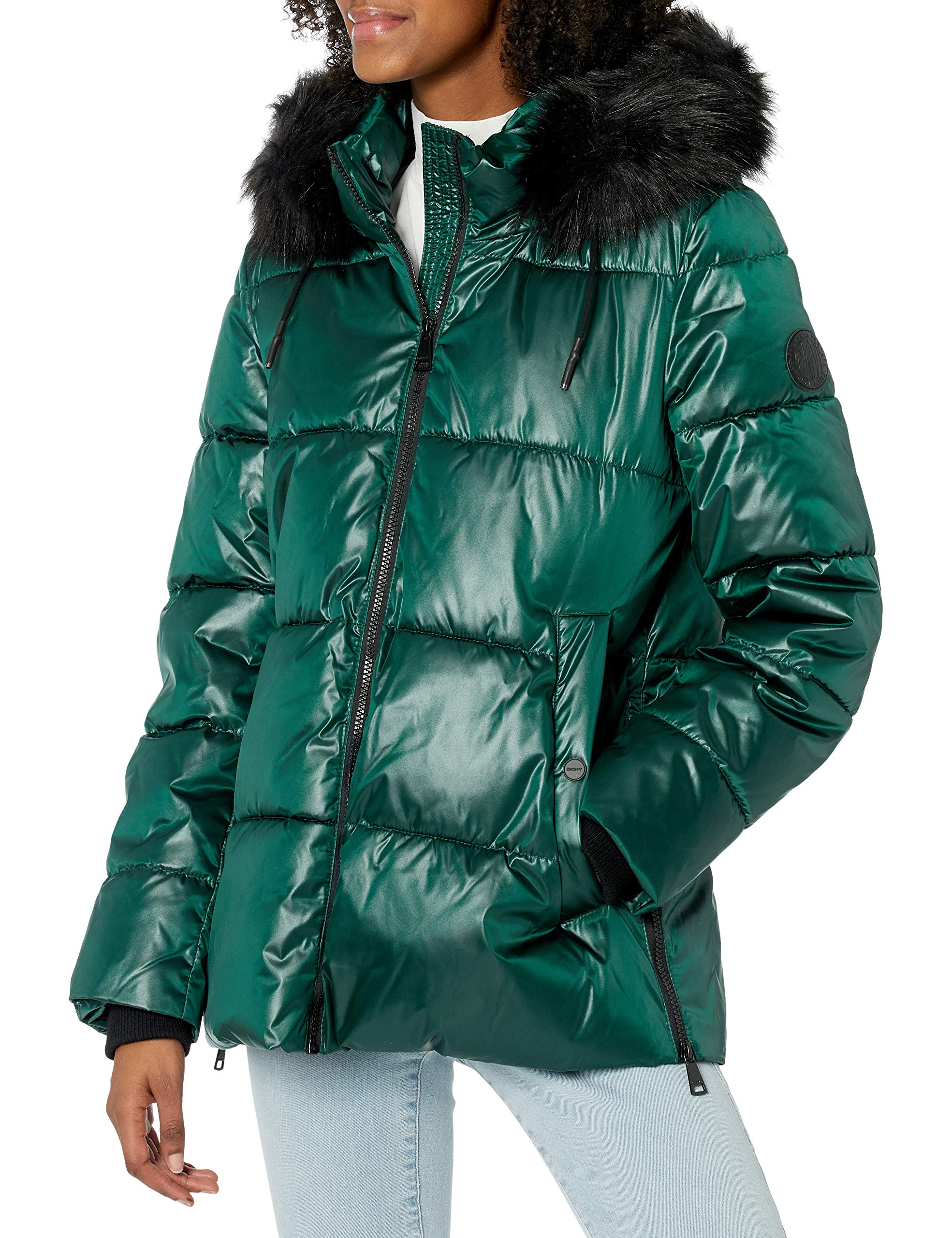 DKNY Women's Winter Down Puffer Coat - Lightweight Warm Jacket for Cold Weather | Outdoor Activities, Commuting & Travel