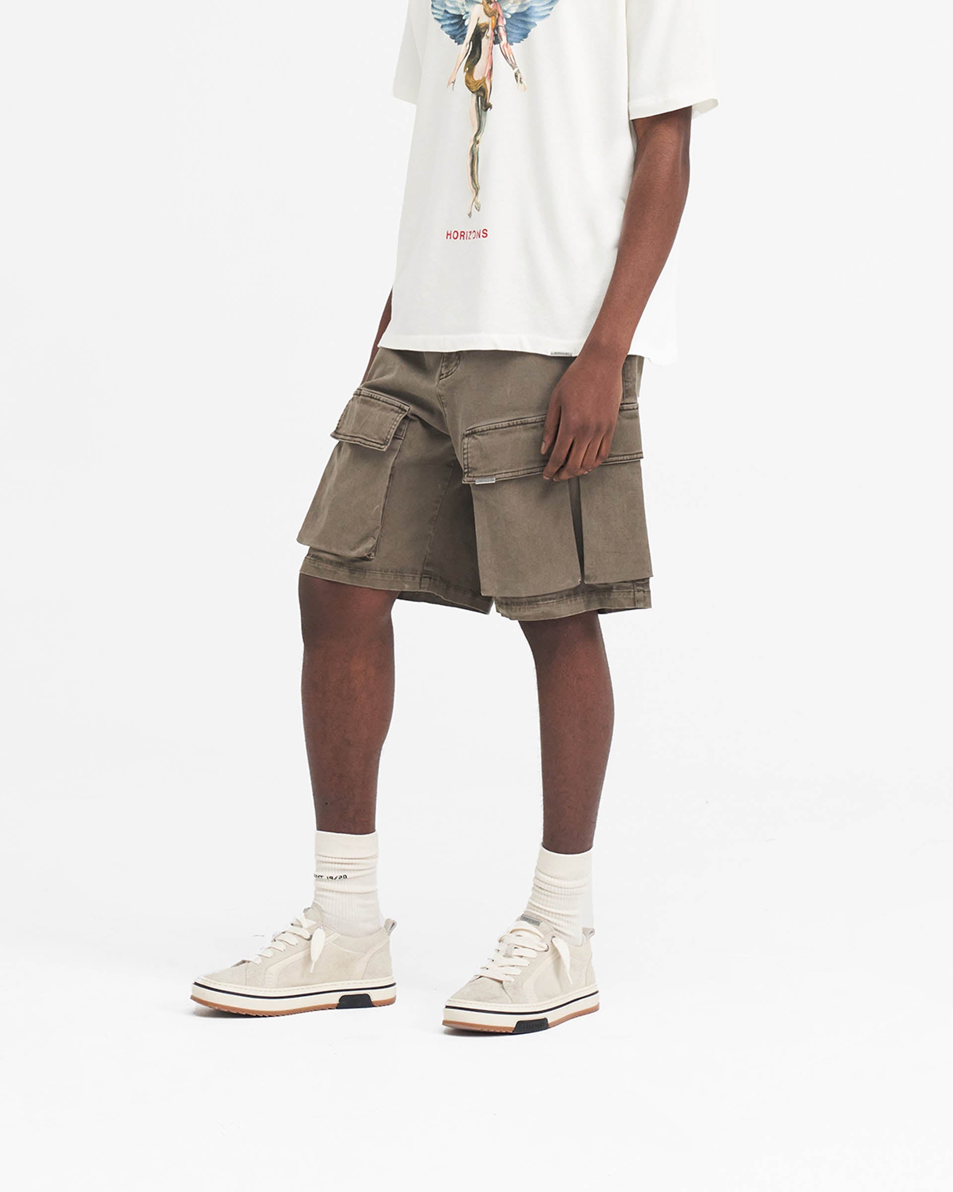 Men's Washed Cargo Shorts - Comfortable Casual Pants with Multiple Pockets | Perfect for Outdoor Activities, Hiking, and Summer Wear