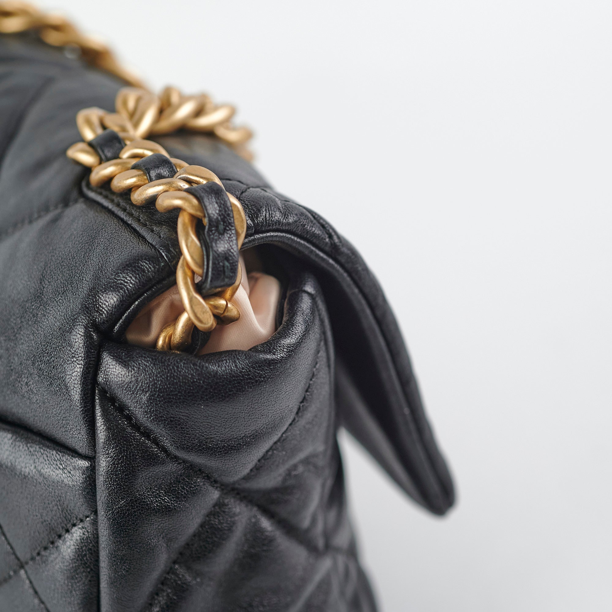 Chanel Small 19 Black Leather Handbag - Luxury Designer Crossbody Bag for Women | Perfect for Evening Events, Date Nights & Office Wear