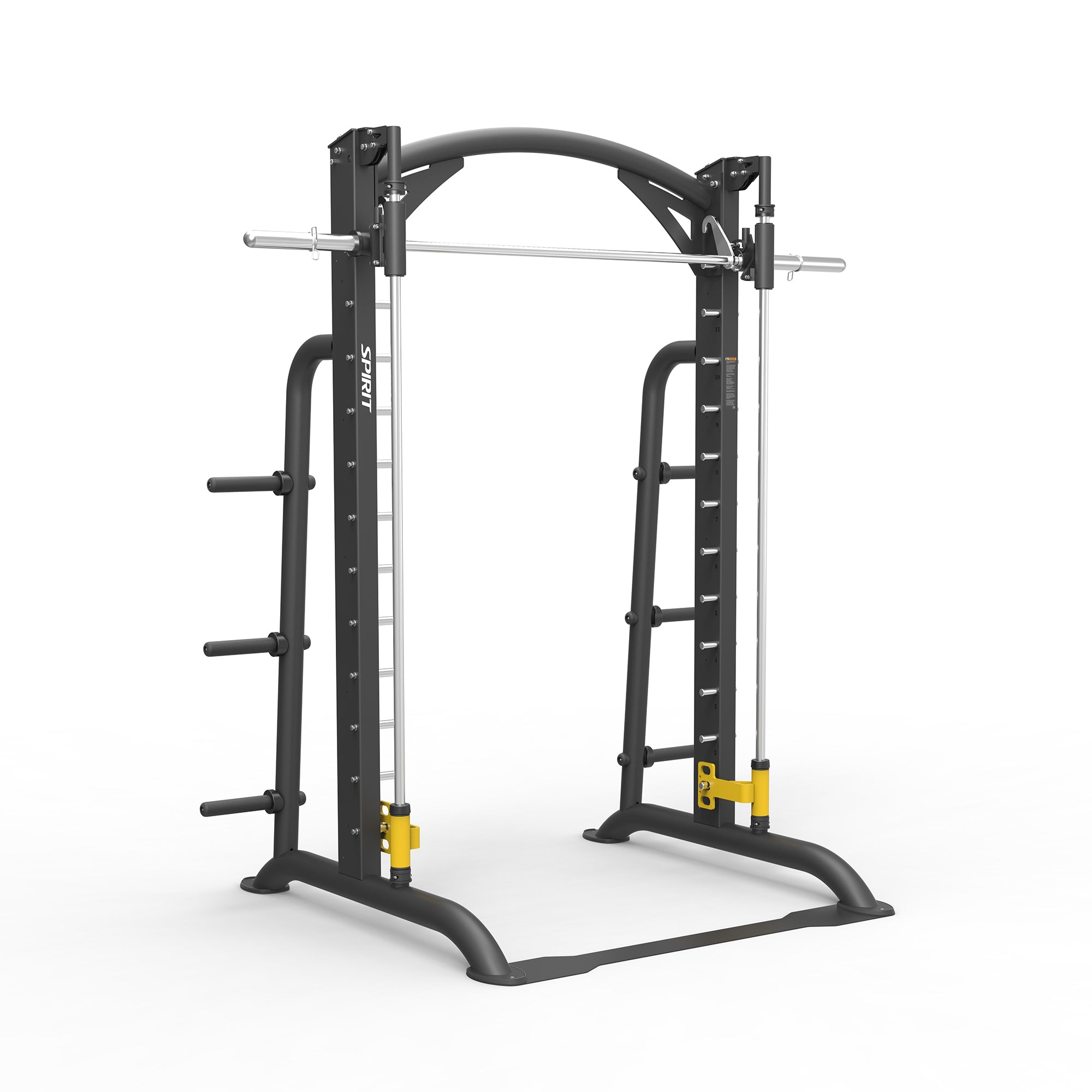 Spirit Fitness CSF SMTH Commercial Smith Machine - Heavy Duty Gym Equipment for Strength Training & Weightlifting | Perfect for Home Gyms & Commercial Fitness Centers