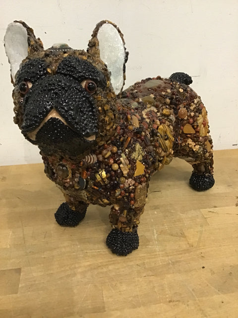 13 x 14 Inch Buster Dog Statue - Handcrafted Animal Sculpture for Home Decor, Garden, and Office | Perfect Pet Lover Gift