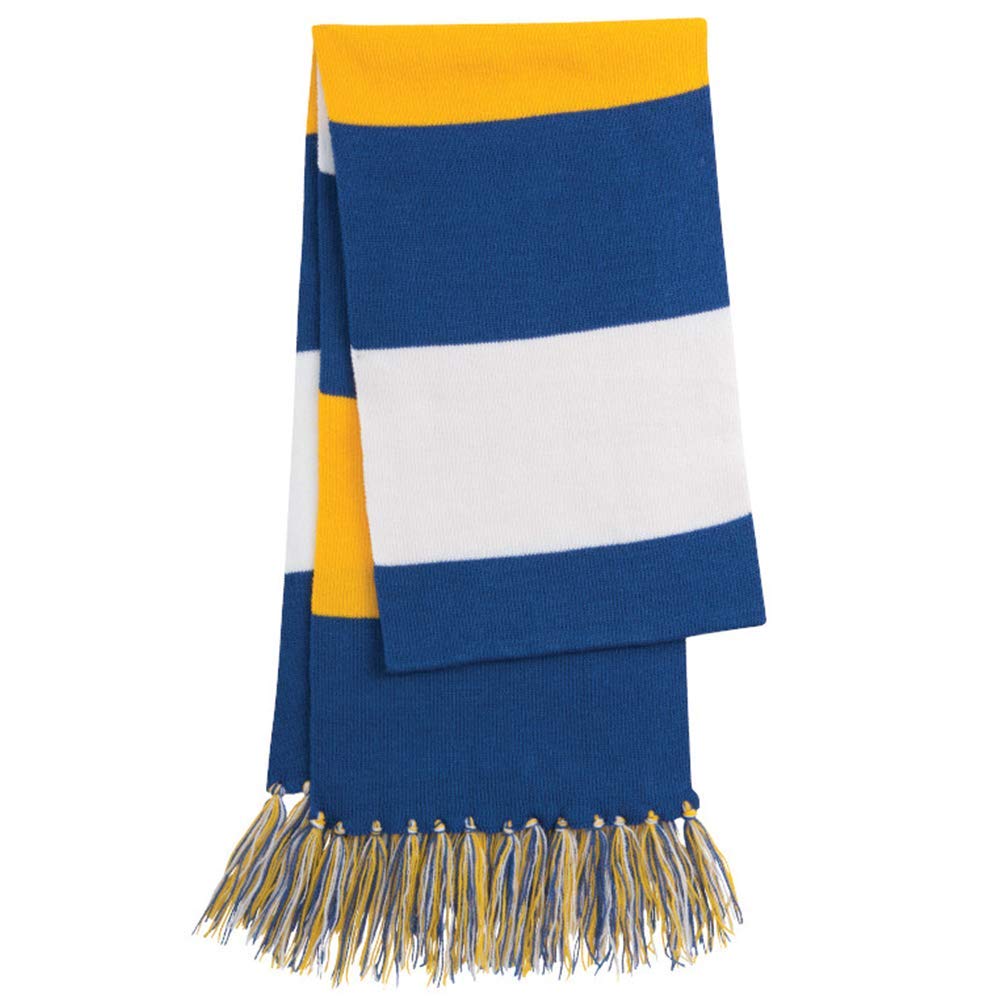 CRAZYDAISYWORLD Team Color Spectator Scarf - Soft & Warm Sports Fan Scarf for Football, Soccer, Basketball Games - Perfect for Christmas Gifts & Outdoor Winter Events