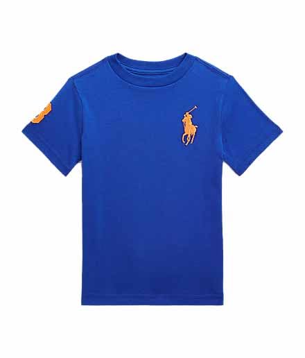 Polo Ralph Lauren Baby Boy's Short Sleeve Crewneck Tee - Soft Cotton Comfort Shirt for Toddlers & Infants - Perfect for Playdates, Daycare & Casual Outings