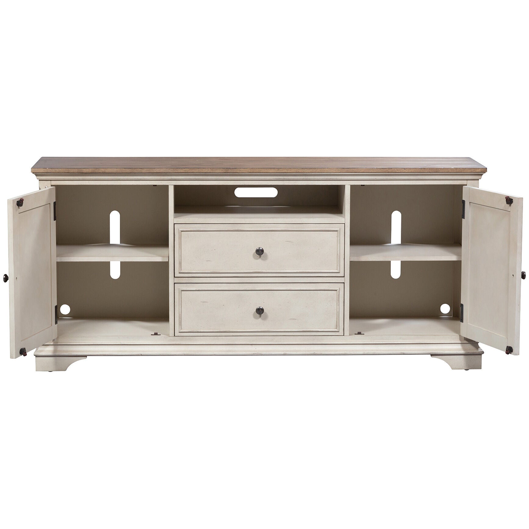 66 Inch Modern Farmhouse Console Table - Morgan Creek Rustic Entryway Sofa Table for Hallway, Living Room & Home Decor