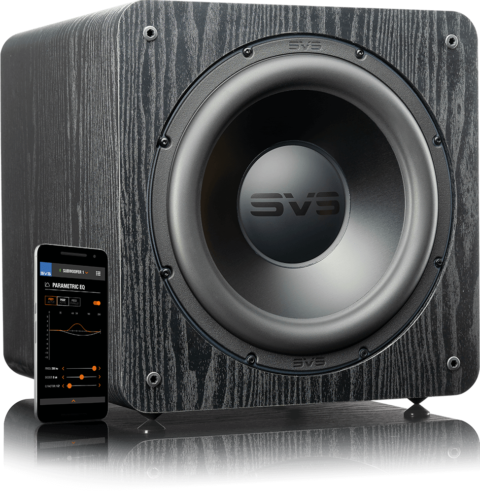 SB 2000 Pro Subwoofer - High Performance Home Theater Audio System (Black Ash Finish) - Perfect for Movie Nights & Music Listening