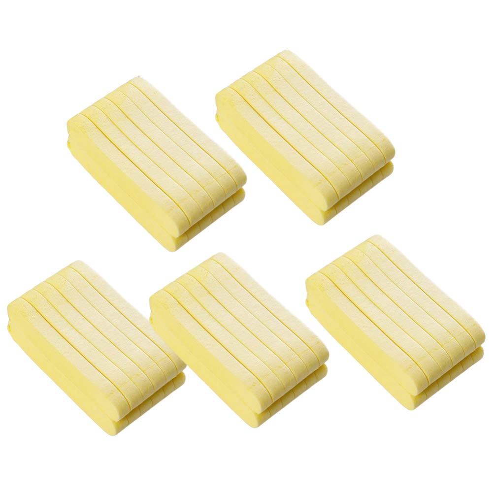 **SOLUSTRE 96Pcs Makeup Sponge Cleaning Sponges - Soft Cosmetic Puff, Facial Compress & Makeup Removal Sponge for Flawless Application & Easy Cleansing - Perfect for Daily Makeup, Beauty Blending & Travel Essentials**