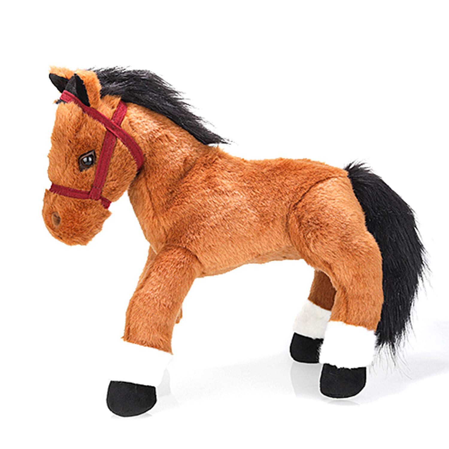 Plushland 17-inch Resting Horse Stuffed Animal Toy - Soft & Adorable Plush Toy for Babies, Kids, Boys & Girls | Perfect Gift for Holidays, Birthday, Christmas & Party Favors | Cuddly Nursery Decor & Comfort Toy for Bedtime