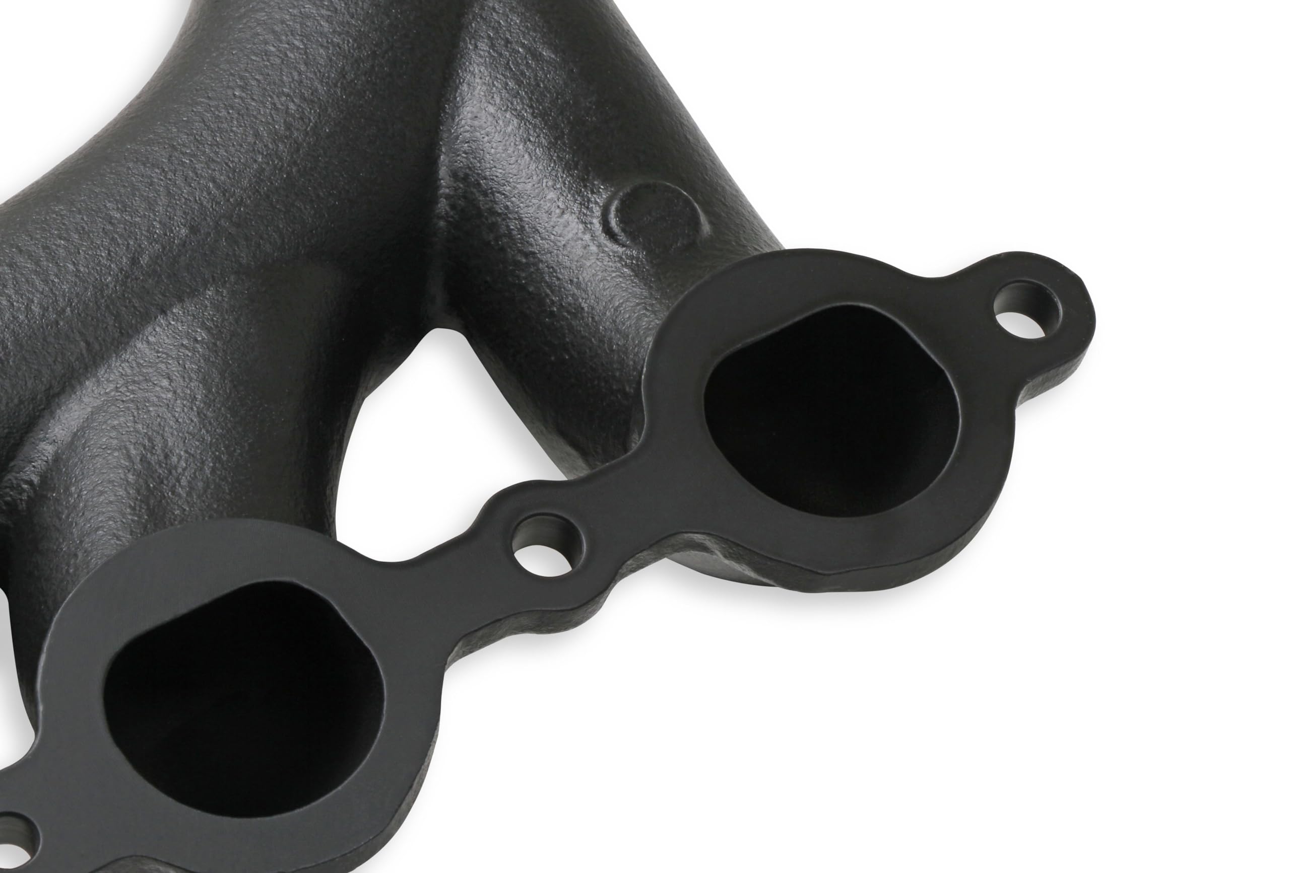 LS Black Ceramic Coated Cast Iron Exhaust Manifolds - High Performance Pair for Ford Mustang, Chevy Camaro & Dodge Challenger - Perfect for Racing, Off-Road & Engine Upgrades