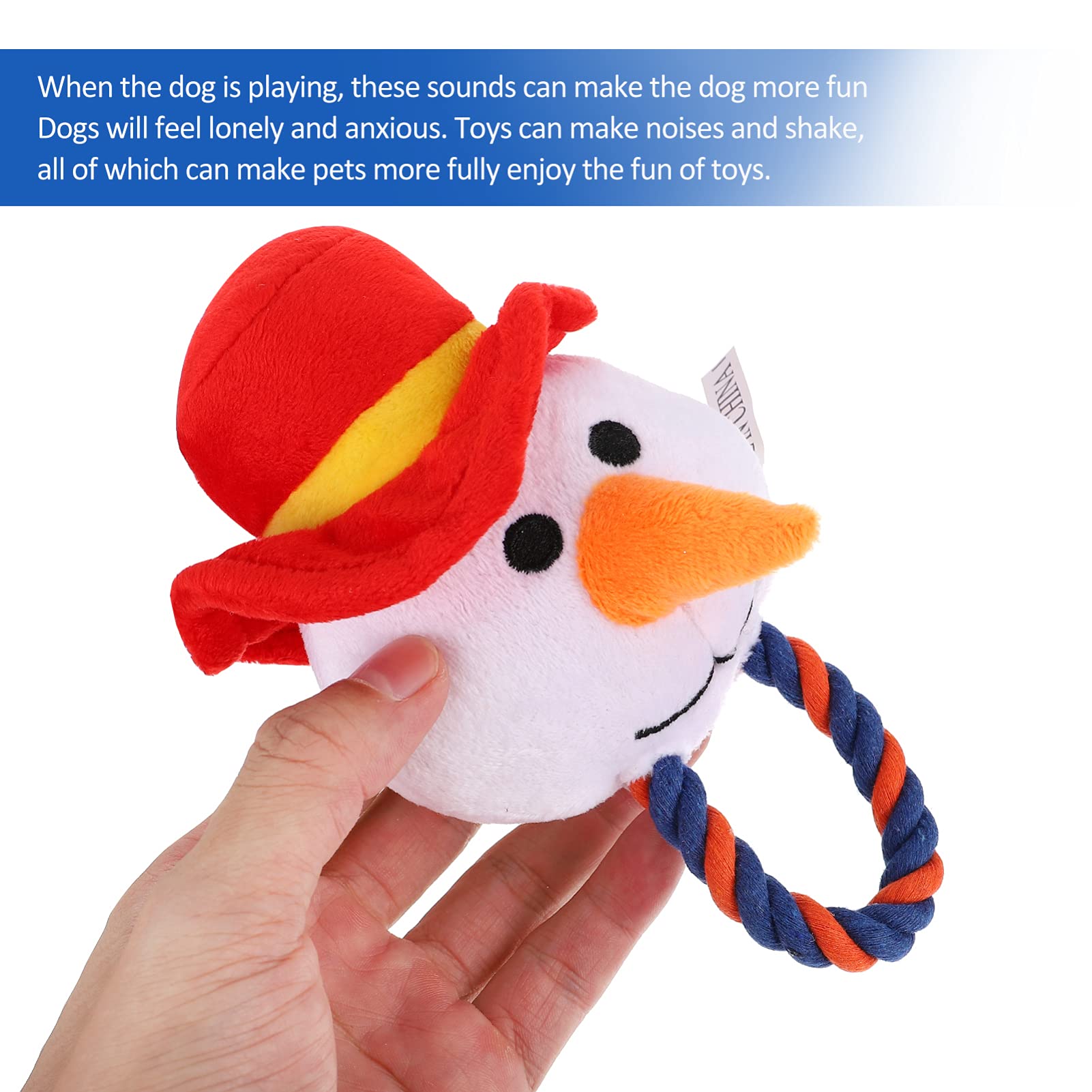 Balacoo Plush Dog Toy - Chew & Sound Puppy Toy for Training & Play