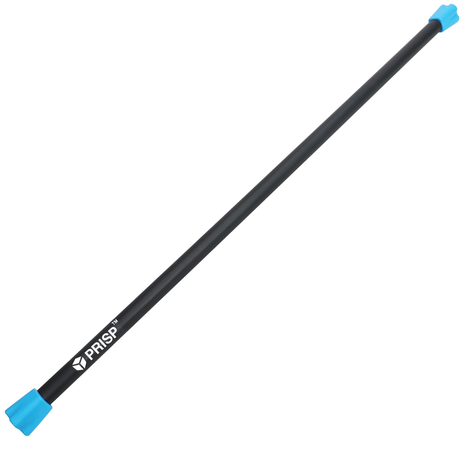 PRISP Weighted Exercise Workout Bar - Total Body Strength Training Bar for Home Gym, Fitness & Yoga | Perfect for Full-Body Workouts, Muscle Toning and Yoga Practice at Home or Studio