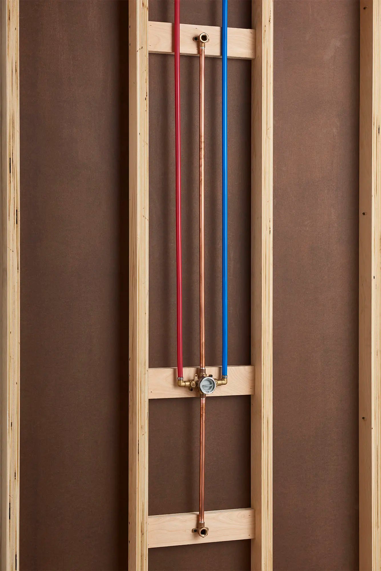 Flash® Universal Shower Rough-In Valve with PEX Inlet Elbows - Compatible with Crimp Ring System & Screwdriver Stops - Perfect for Bathroom Remodeling and Plumbing Installations