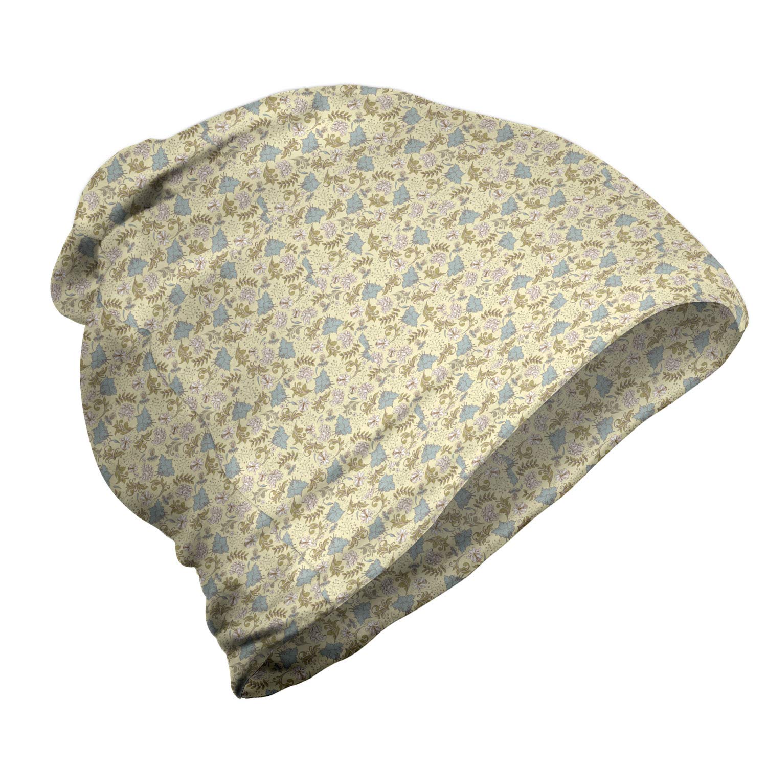 Ambesonne Unisex Beanie - Soft Winter Hat for Men & Women, Garden & Hiking Outdoor Activities, Cold Weather Accessory for Camping, Skiing, and Daily Use