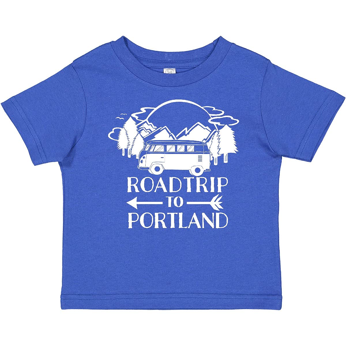 Inktastic Road Trip to Portland Baby T-Shirt - Cute Travel-Themed Outfit for Infants & Toddlers - Perfect for Family Vacations, Road Trips & Photo Shoots