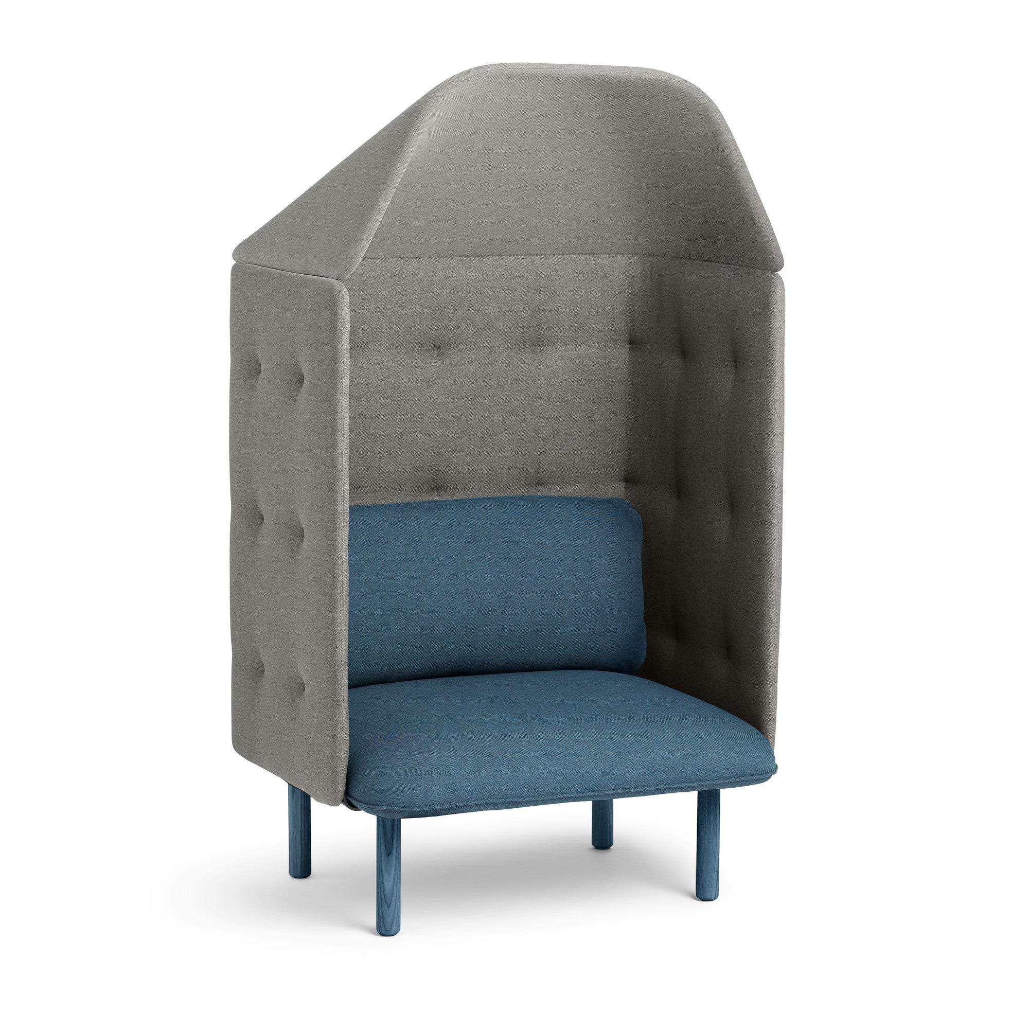 QT Privacy Lounge Chair with Canopy - Outdoor Patio Sunshade Recliner for Poolside, Beach & Garden Relaxation | Comfortable Sunbathing & Reading Chair