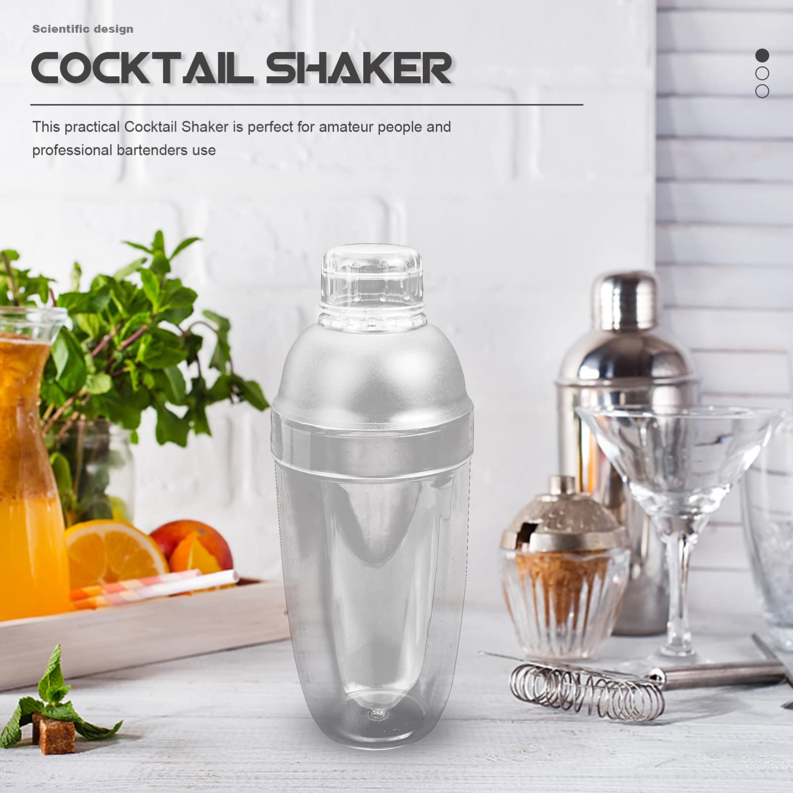 Premium 700ml Cocktail Shaker Set - Multi-Functional Bar Tool for Mixing Cocktails, Milk Tea & Smoothies - Perfect for Home Bars, Parties & Professional Bartenders