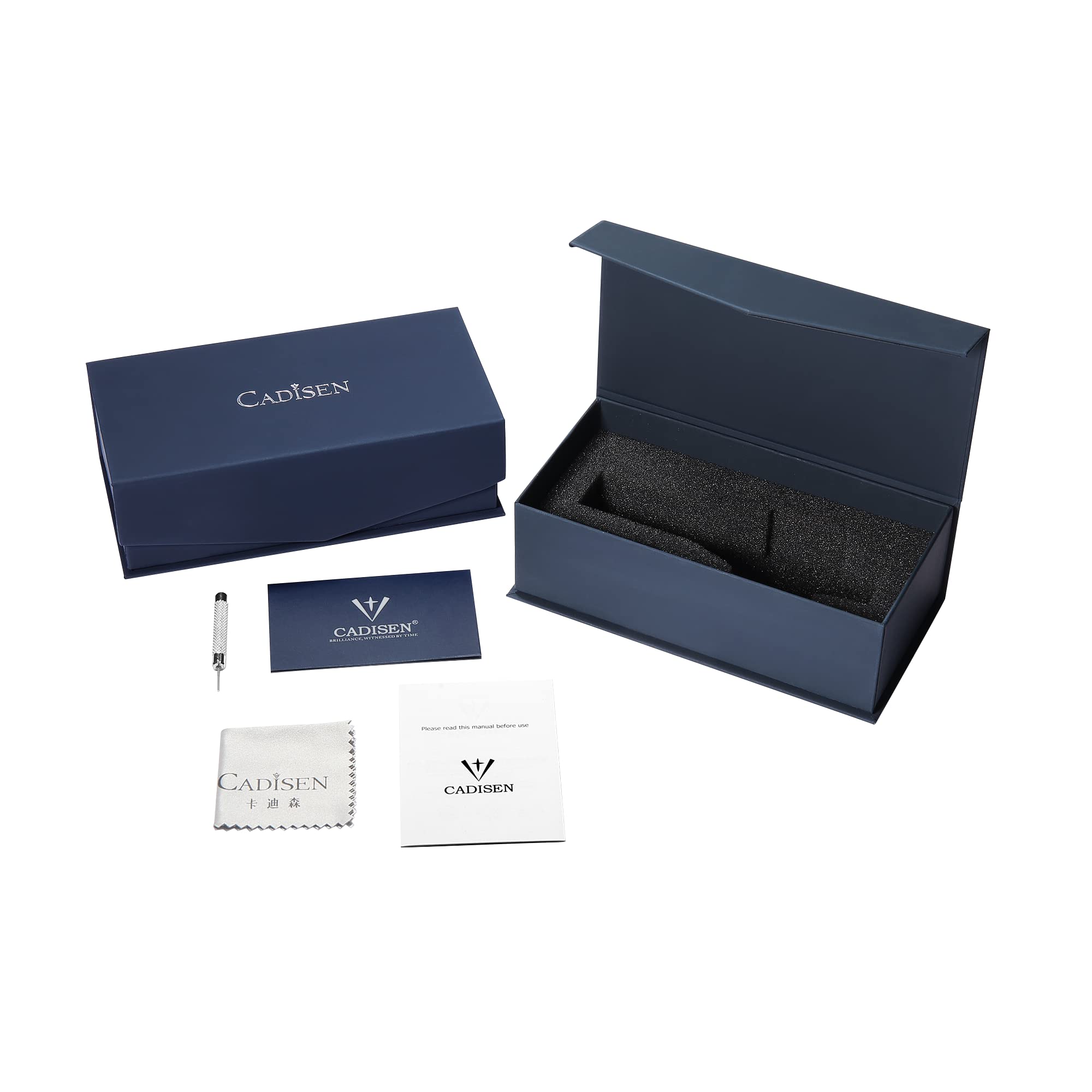 Premium CADISEN Automatic Men's Watch with MIYOTA 8215 Movement | Waterproof Business Chronograph | Perfect for Office Wear, Formal Events & Everyday Luxury
