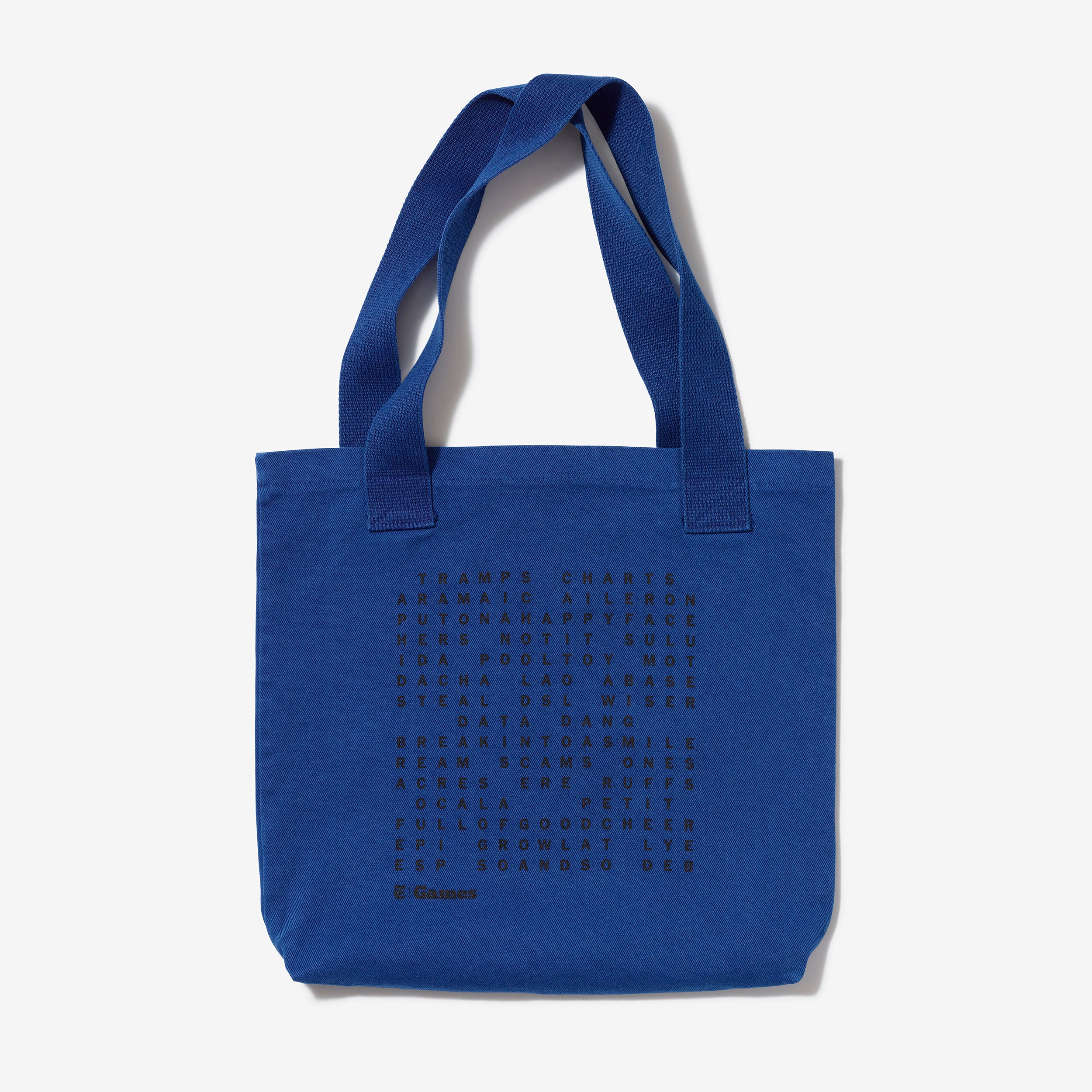 Stylish Crossword Smile Tote Bag - Durable Cotton Canvas Shopping Bag for Women - Perfect for Groceries, Beach Trips & Daily Use