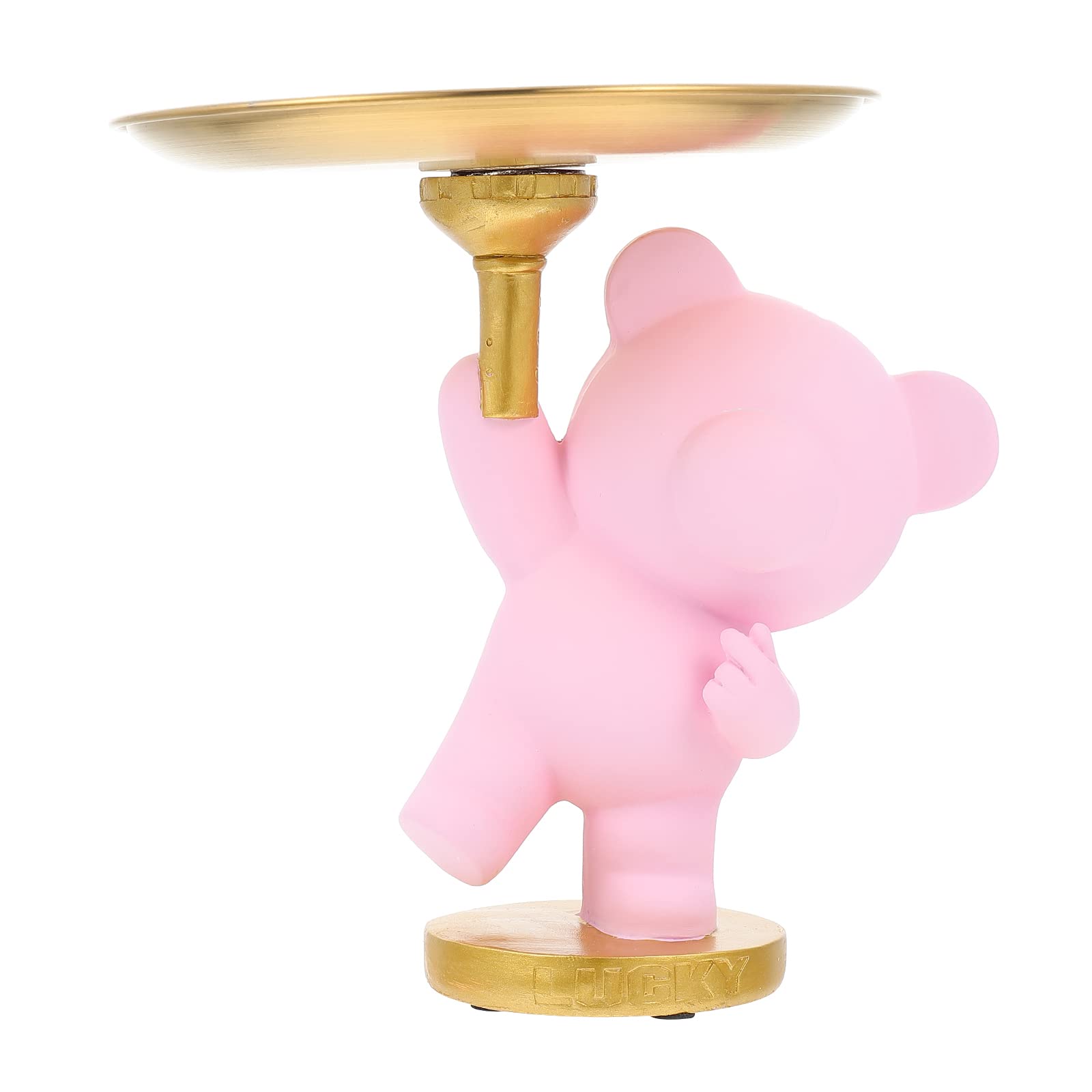 FOMIYES Bear-Shaped Decorative Desktop Organizer Tray - Stylish Storage for Office, Home & Bathroom Essentials | Perfect for Jewelry, Keys & Makeup