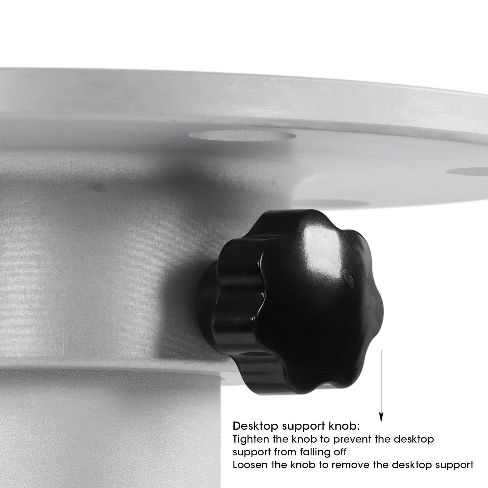Adjustable Aluminum Alloy Table Pedestal Stand 17.5-30 Inches Height - RV, Motorhome, Boat & Yacht Mounting Kit for Dining & Workspace Solutions